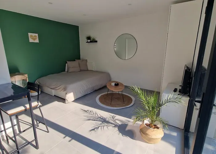 Le Patio : Avec Exterieur 公寓 Saint-Barthelemy-d'Anjou